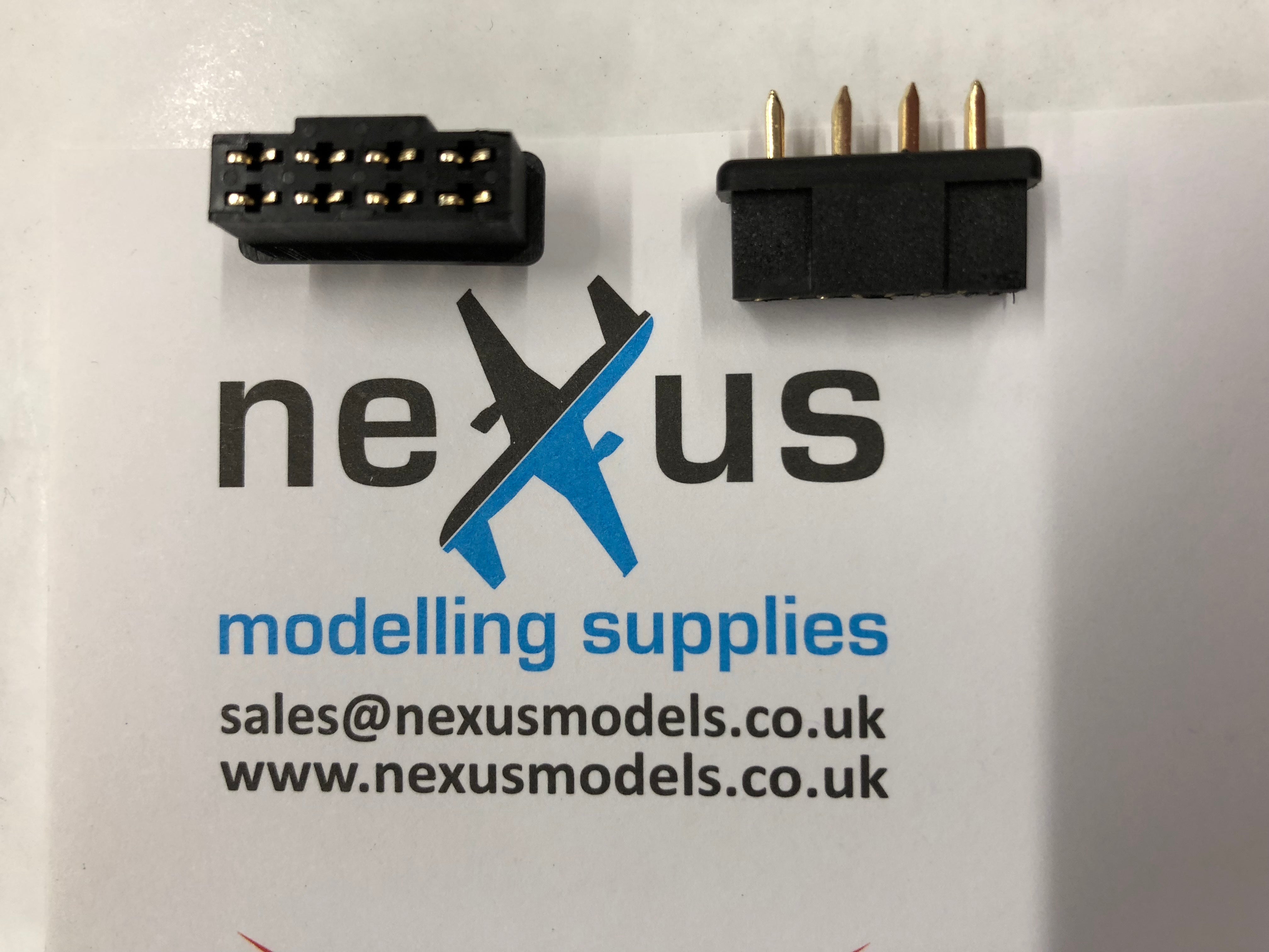 MPX Connector 8 Pin Black Female