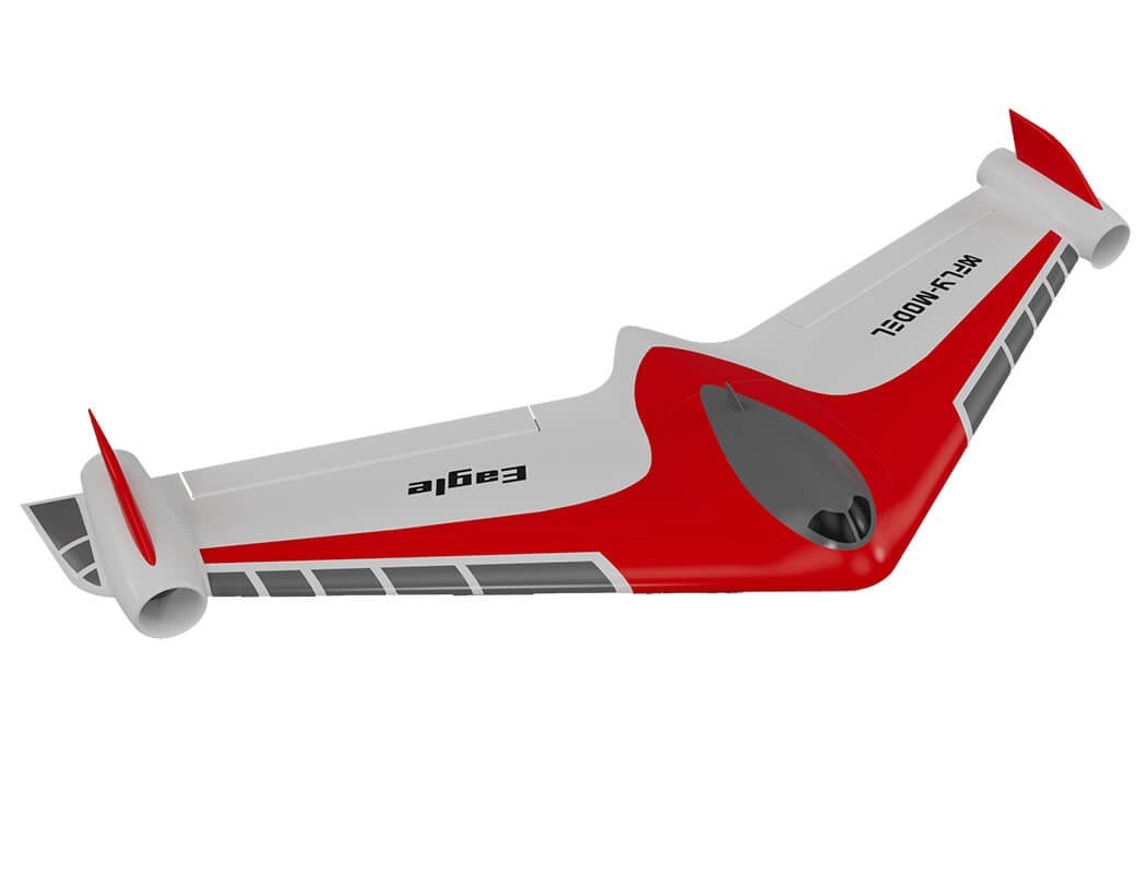 XFLY Eagle 40mm EDF Flying Wing Without TX/RX/BATT With Gyro - Red XF115PG-R