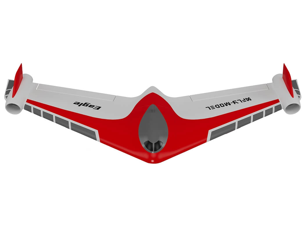 XFLY Eagle 40mm EDF Flying Wing Without TX/RX/BATT With Gyro - Red XF115PG-R