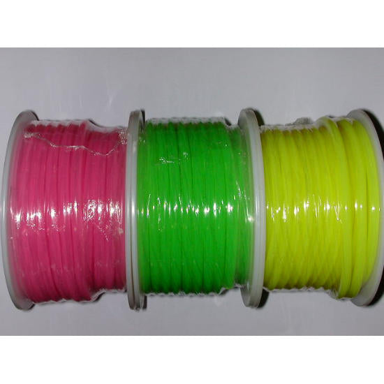 Fluorescent Yellow Silicone Glow Fuel Tube 2mm (3/32)