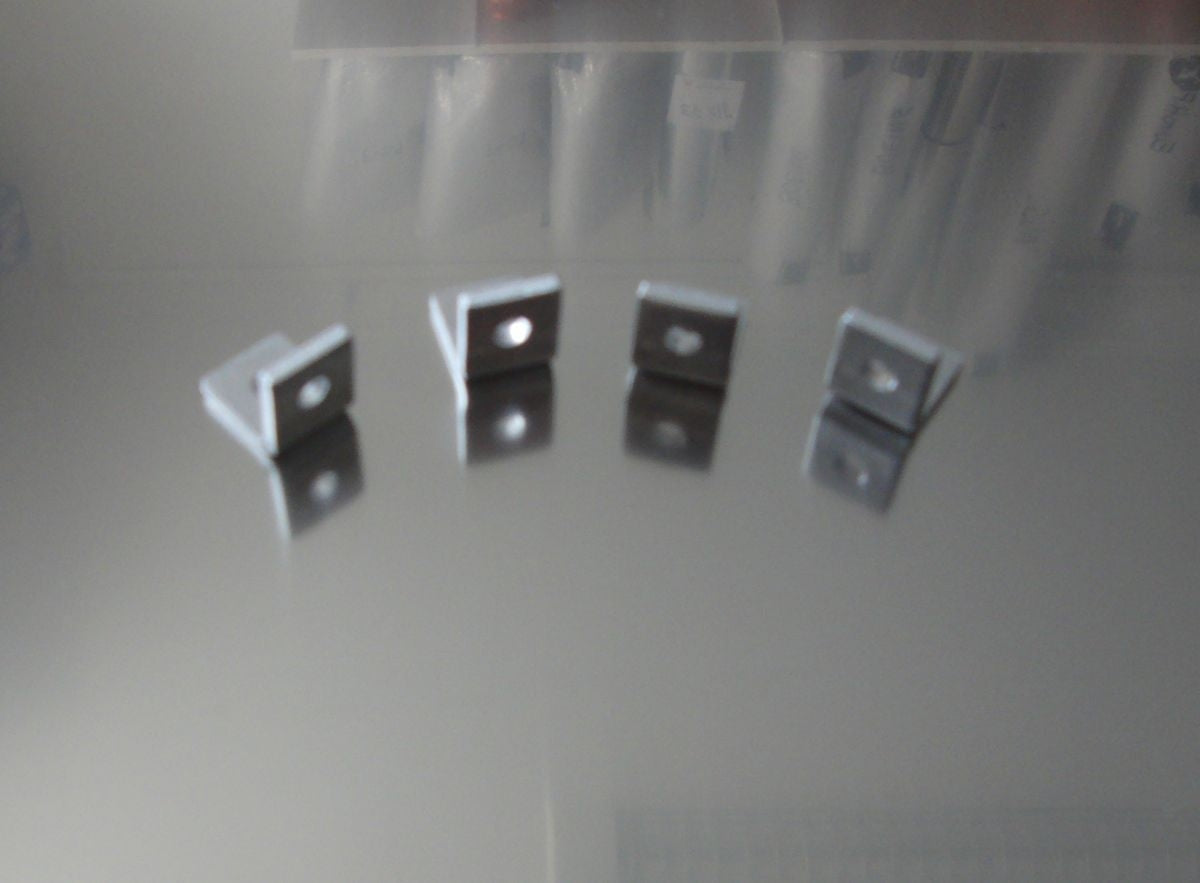 Grumania Jets Aluminium Brackets with 3mm Holes 4 Pack (BWINK)