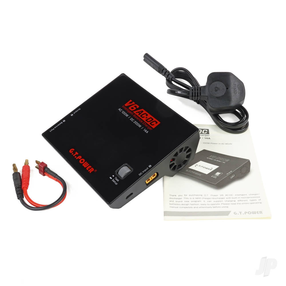 GT Power V6 100W AC / 200W DC 14A Charger GTP0168