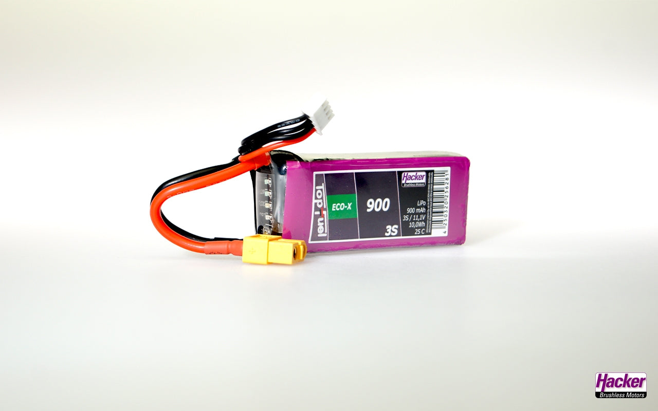 Hacker TopFuel ECO-X 3S 900mAh 25C LiPo Battery XT60 90900341