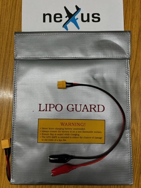 Heated Lipo Guard Battery Warmer Bag / Battery Sack  - Large 23x30cm 9x12 inch XT60 3s Battery Required