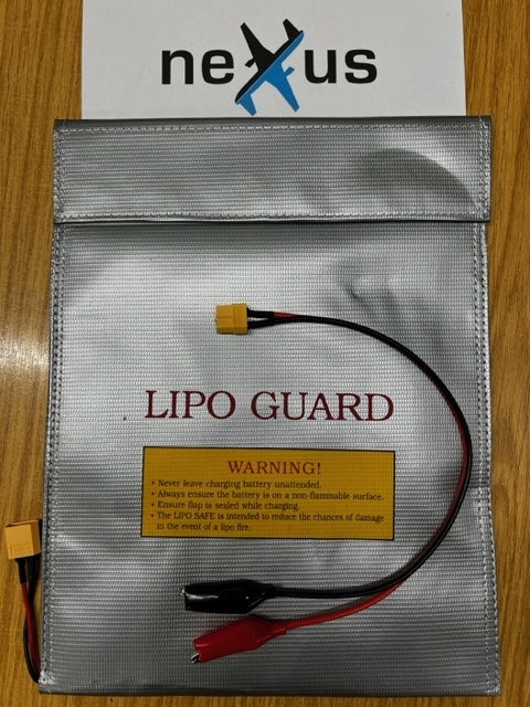 Heated Lipo Guard Battery Warmer Bag / Battery Sack - Large 23x30cm 9x12 inch XT60 3s Battery Required