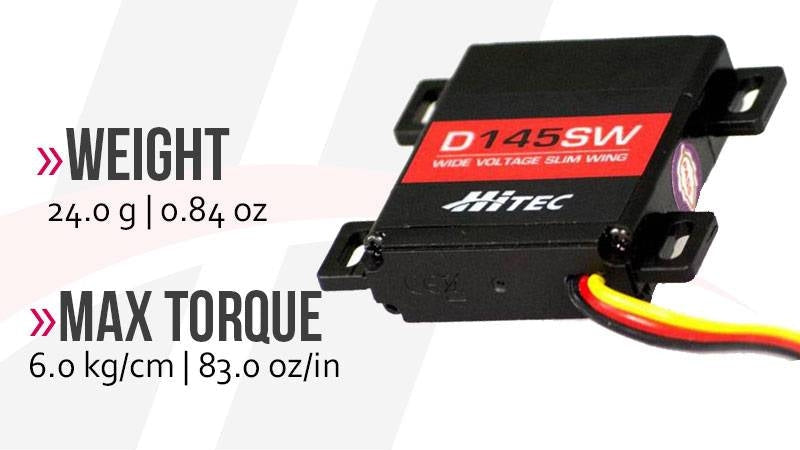 Hitec D145SW Wide Voltage Slim Wing Servo