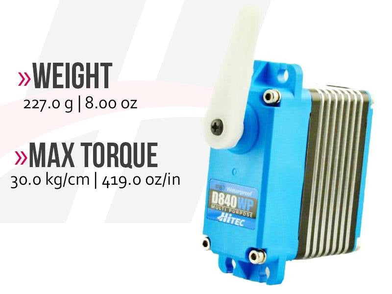 Hitec D840WP WV Waterproof Mega Scale Speed 2221302