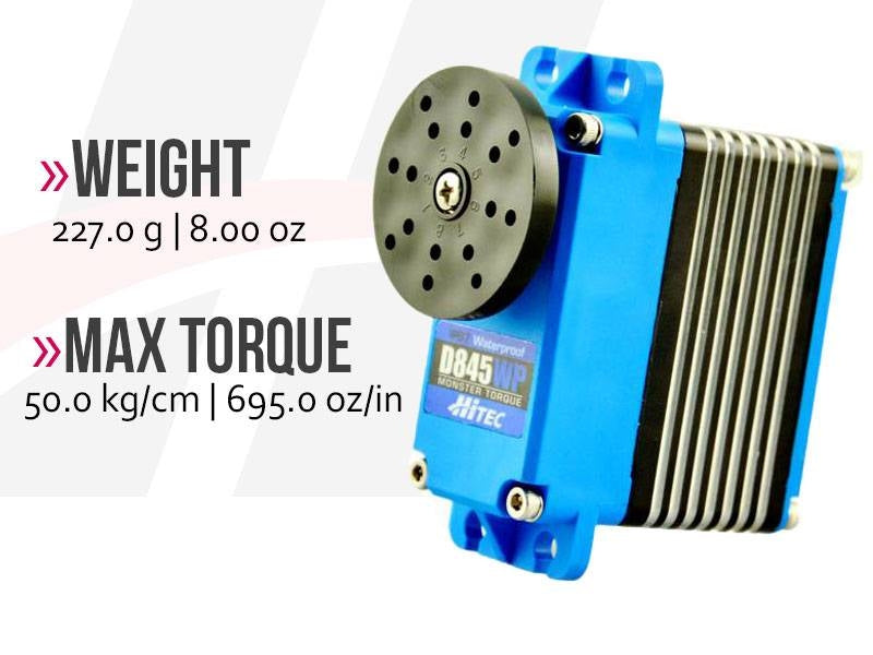 Hitec D845WP WV Waterproof Mega Scale Torque 2221305