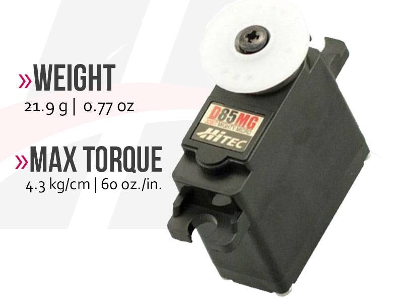 Hitec D85MG Mighty Micro With Metal Gears Servo