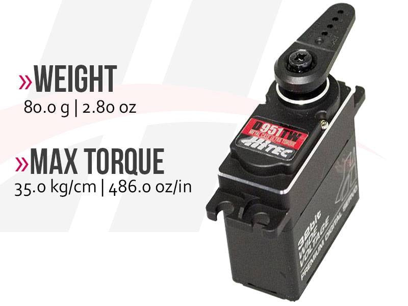 Hitec D951TW Wide Voltage Ultra Torque 2221017