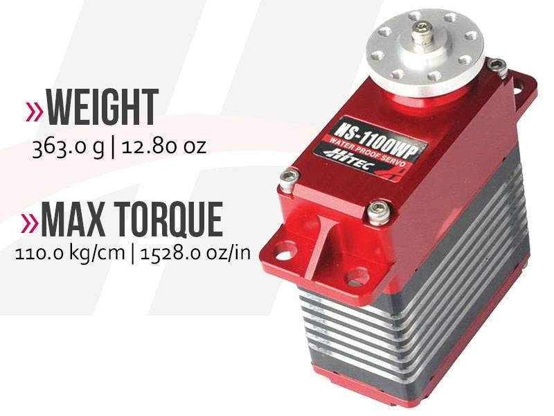 Hitec HS1100WP High Voltage Waterproof Giant Servo 2222360