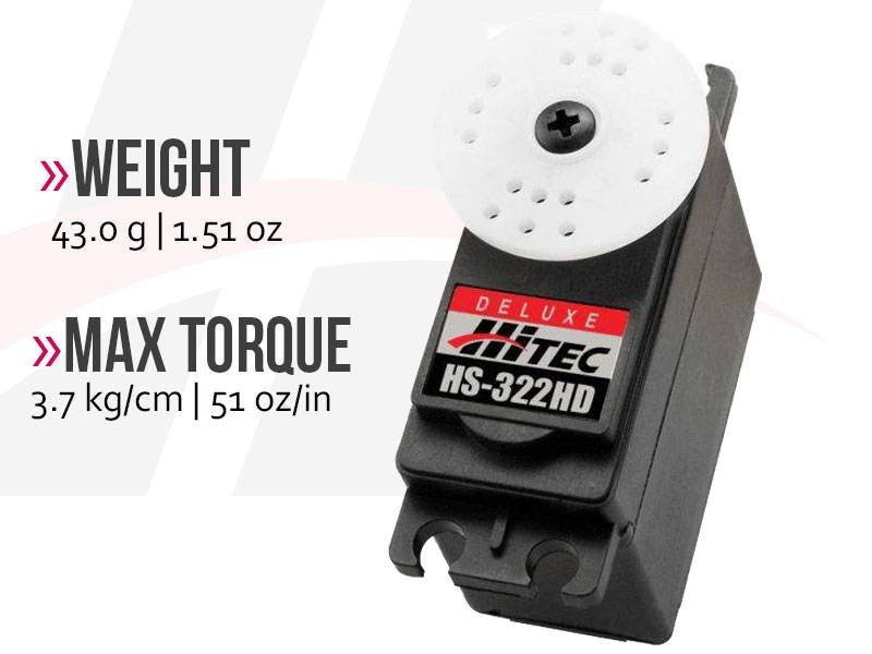 Hitec HS322HD Standard Servo With HD Gears