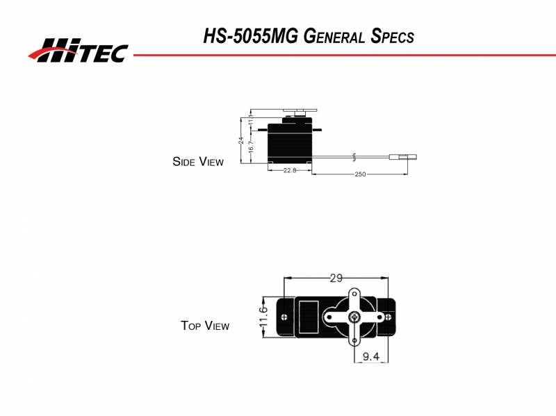 Hitec HS5055MG Digital Feather Servo