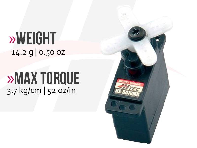 Hitec HS5070MH HV Digital Ultra Torque Feather Servo