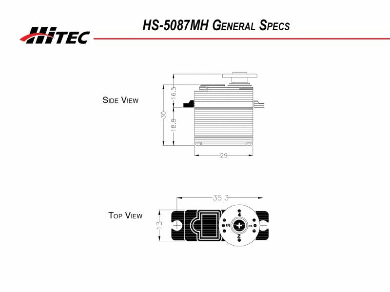 Hitec HS5087MH High Voltage Digital Premium Micro Servo