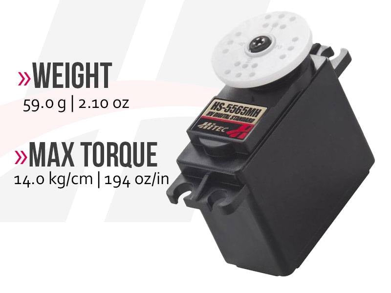 Hitec HS5565MH Digital Coreless High Voltage (HV) 14kg Metal Gear Servo