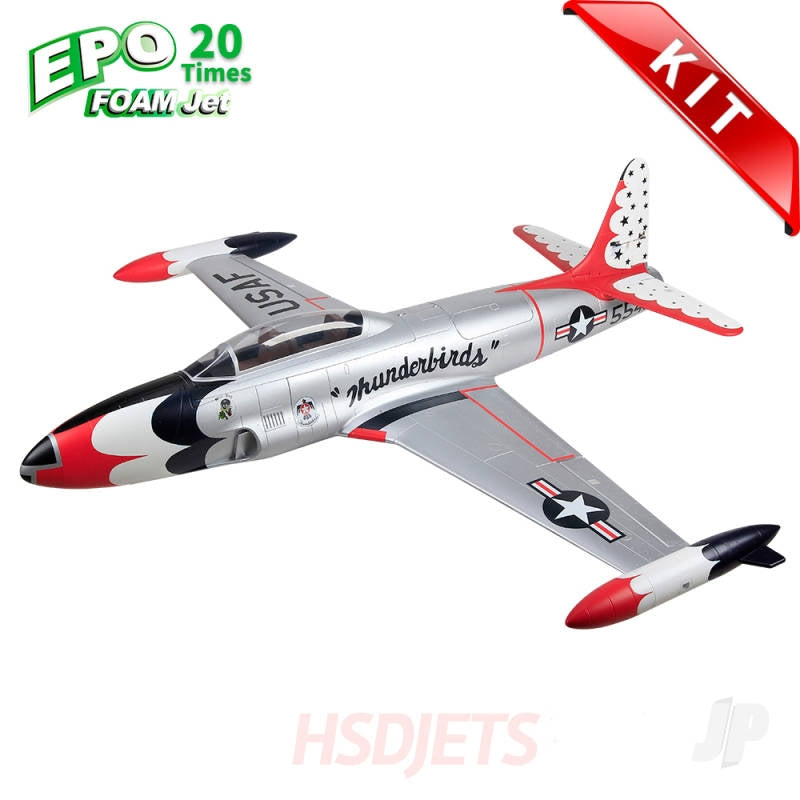 HSD Jets T-33 8kg Turbine Foam Jet, Thunderbird (Kit)