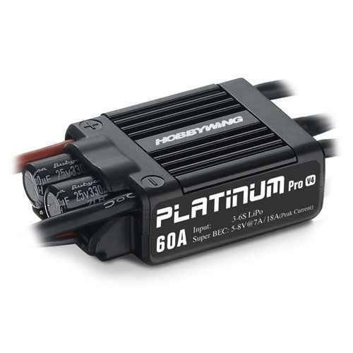 Hobbywing Platinum Pro 60A LV V4 Speed Controller HW30215100