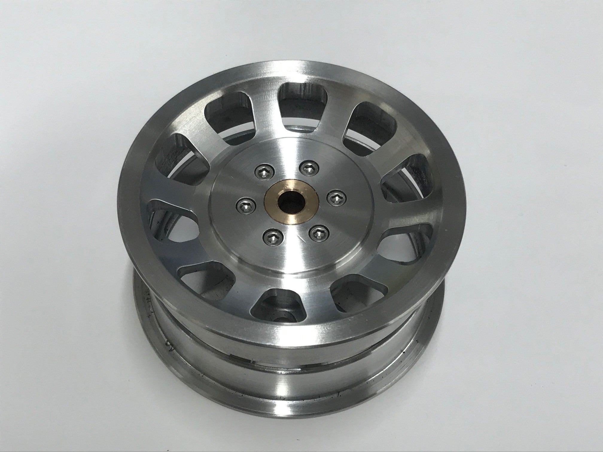 Robart Aluminium Wheel 6 Spoke Hub Including 3.0" & Straight Tread Tyre 138C614 + U300 Tyre