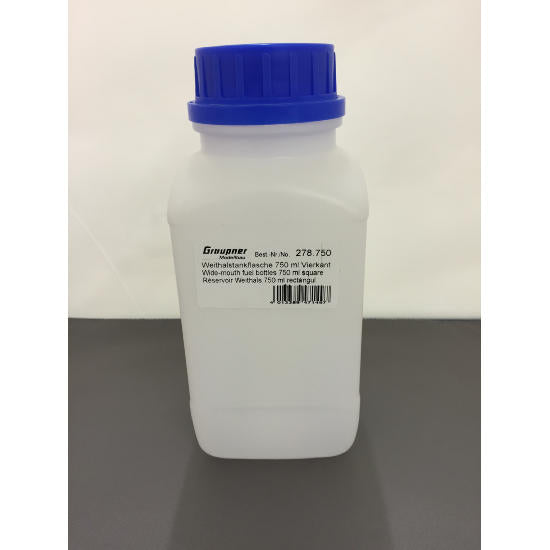 Graupner Wide Mouth Fuel Tank 250ml Square 278.250