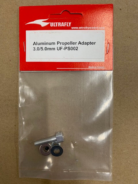 Ultrafly Model Corp Aluminium Propeller Adaptor 3.0/5.0mm UK-PS002