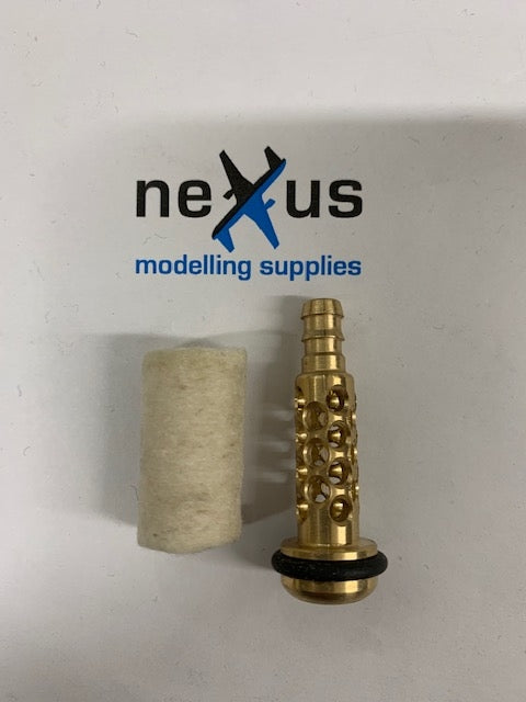 HI FLOW BRASS & FELT CLUNK TANK FILTER with Viton O Ring - X- LARGE