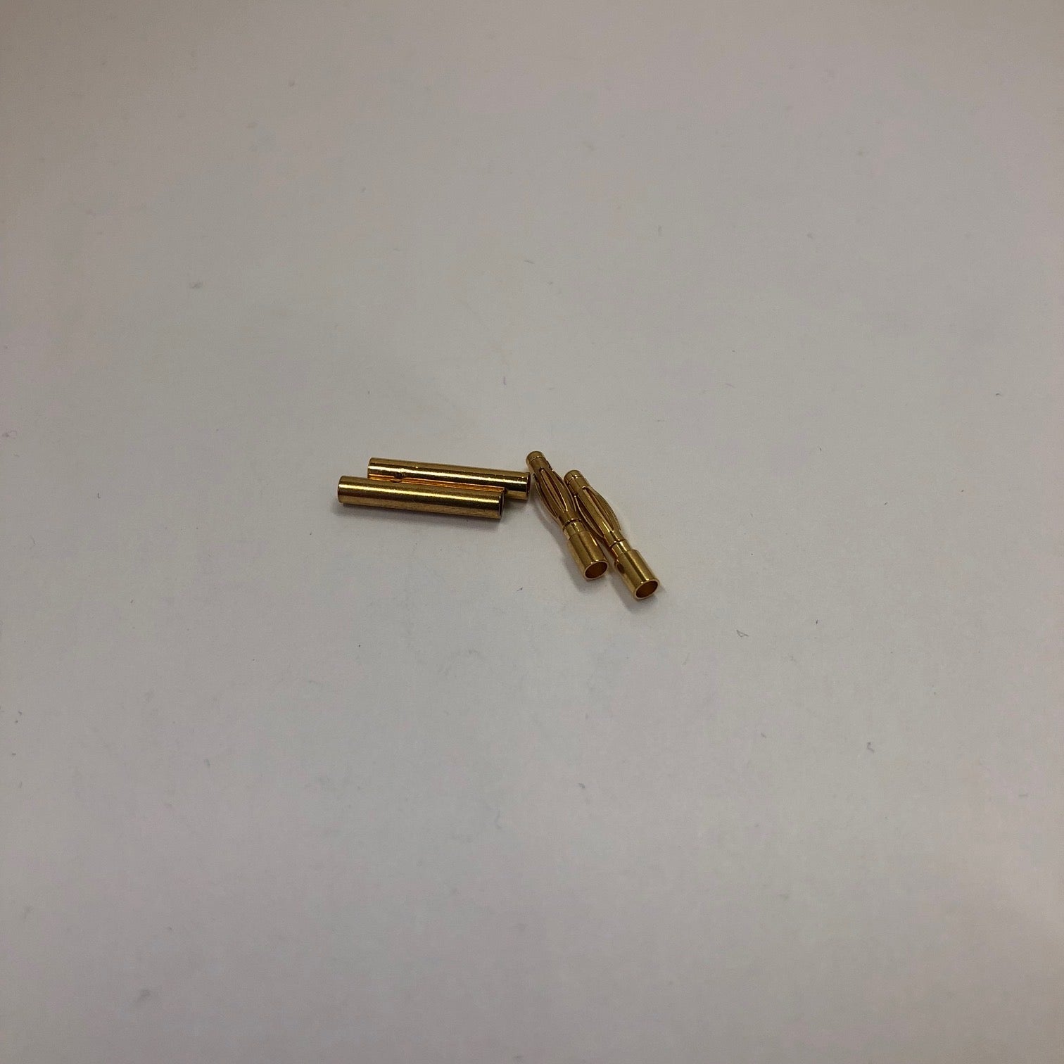 2mm Gold Bullet Connector Set - 2 Pairs