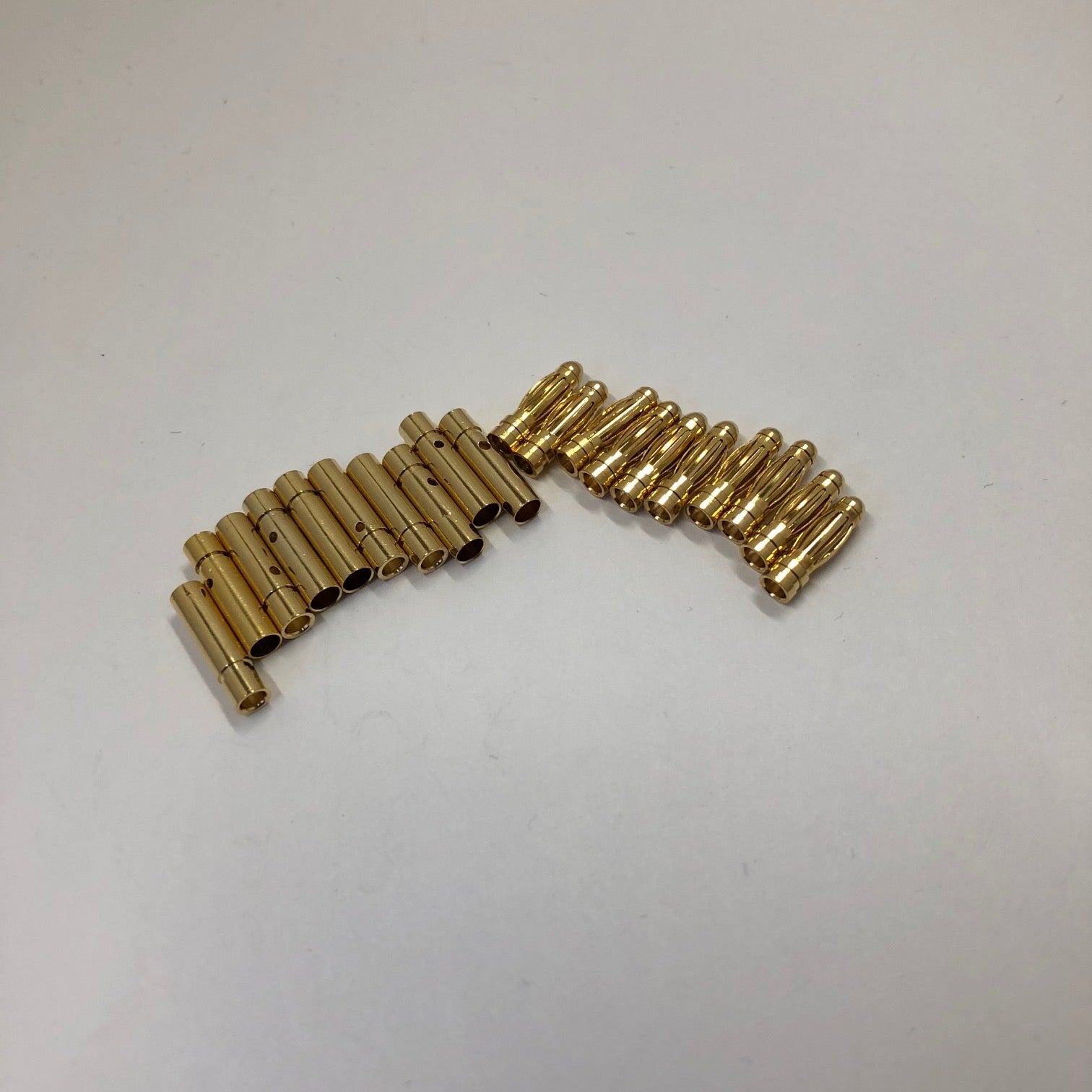 3mm Gold Bullet Connector Set - 10 Pairs