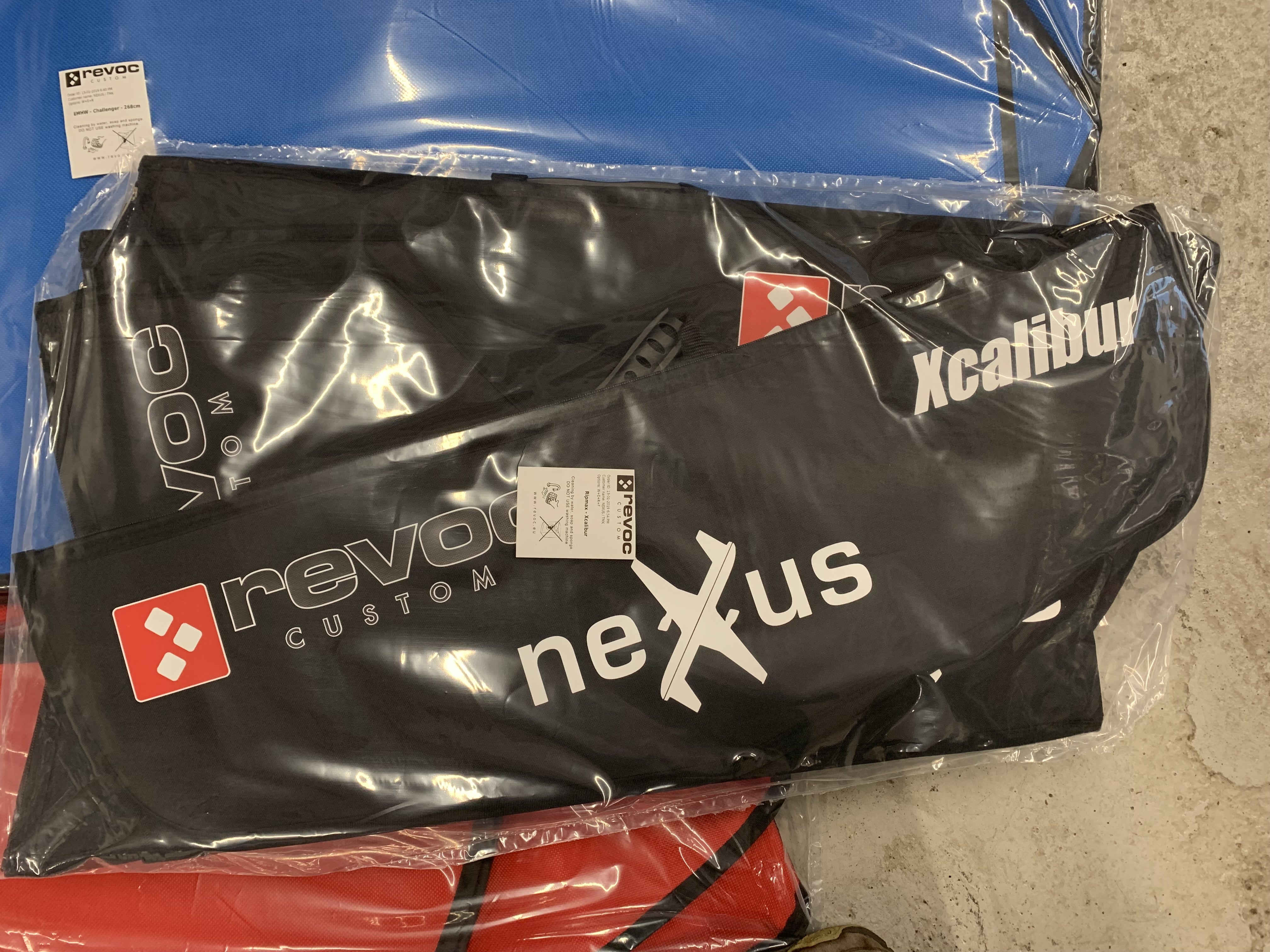 Revoc Wing Boom & Tail Bag Set for the JSM Xcalibur M 185cm/73"