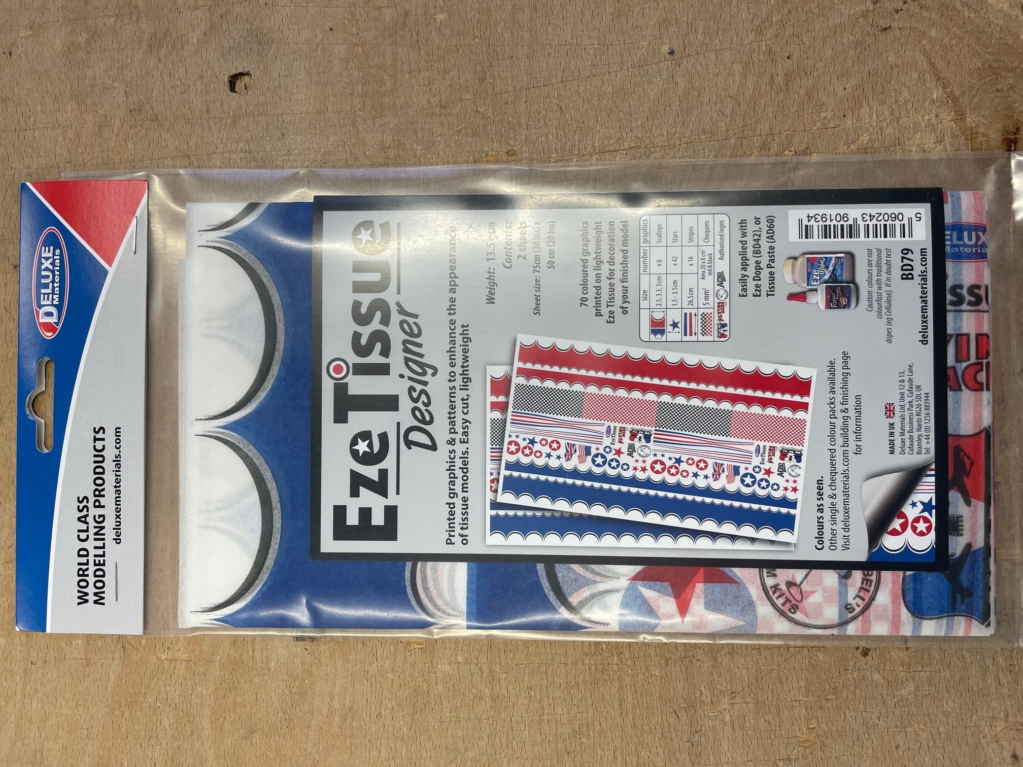 Deluxe Materials Eze Tissue (Designer) (2 sheets per pack) BD79