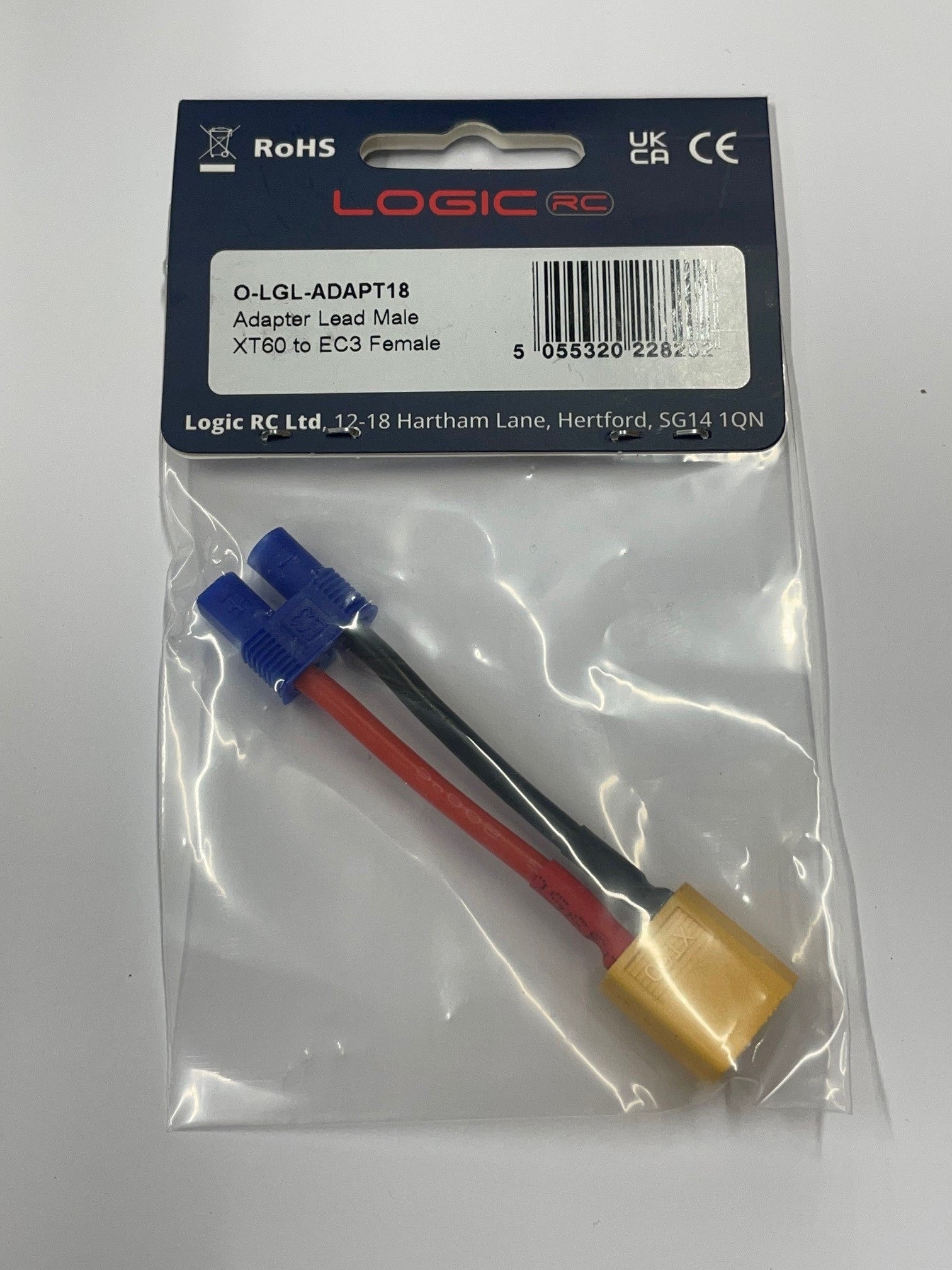 Logic RC Adapter Lead Male XT60 to EC3 Female O-LGL-ADAPT18