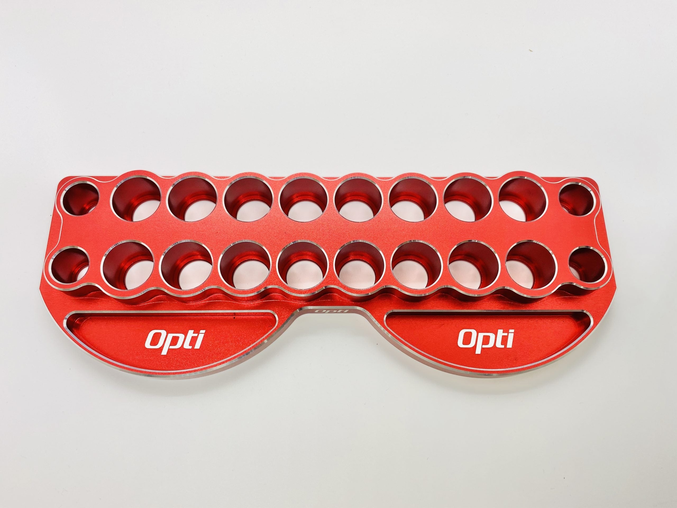 Optipower Aluminium Alloy Tools Rack Screwdriver Stand Holder - Red