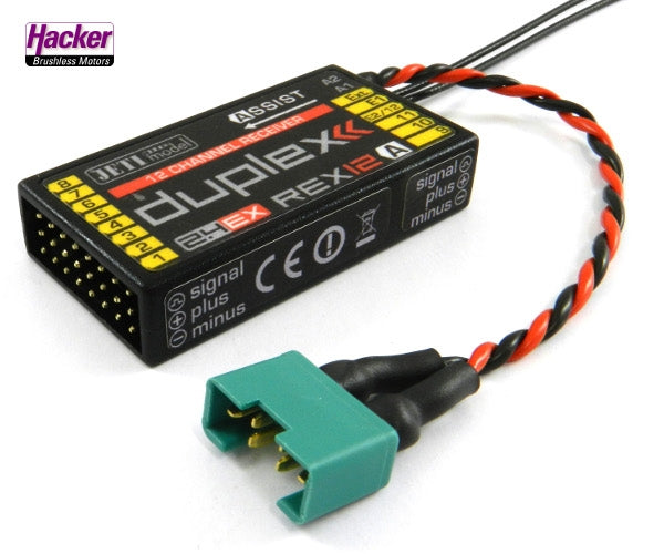 Jeti Duplex 2.4EX Receiver REX 12 Assist JDEX-RR12A
