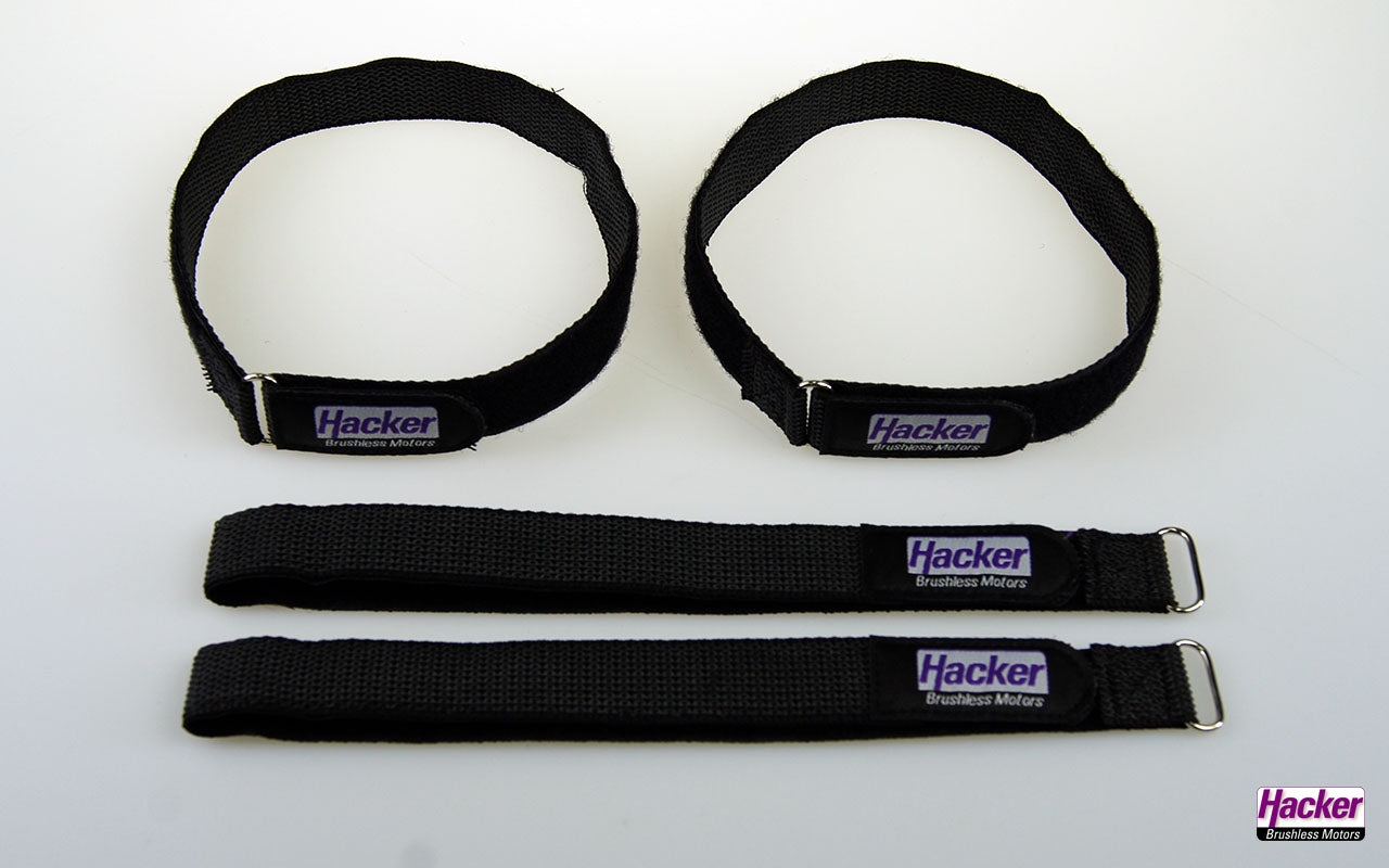 Hacker Velcro strap rubberized 25x500mm (Single Strap) 28885050