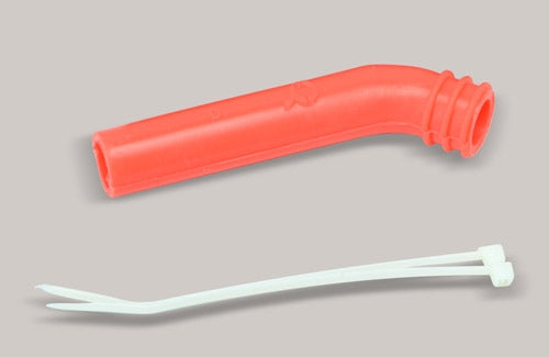 Exhaust Deflector - 8mm Int. Dia L-MG129 (Red)