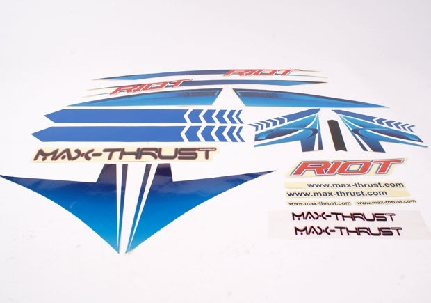 MAX THRUST RIOT DECAL SHEET BLUE