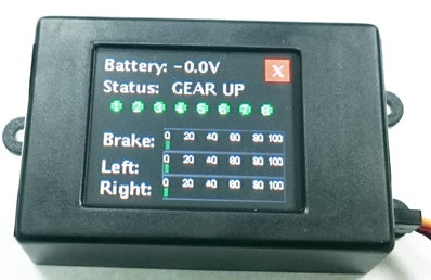 LGC15 Touch Screen Gyroscopic Retract Controller and Door Sequencer with Brake Assist for Electric Landing Gear from Xicoy