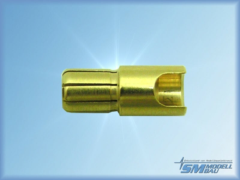 LMT 6mm Male Gold Connector from SM MODELL BAU SM9012
