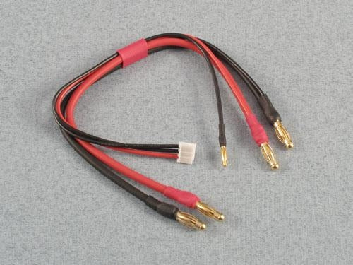 Logic Charge Lead : 4mm~4mm Gold (2mm Gold Balance) 22AWG 300mm O-LGL-CLGC04BAL