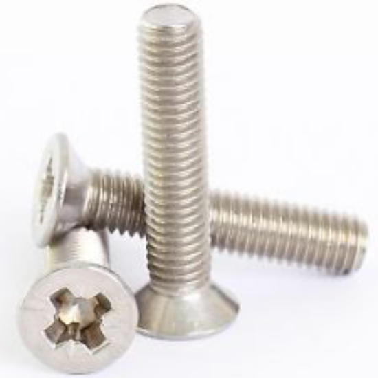 M4 x 10mm Countersunk Pozi Machine Screws m4x10cskpozi