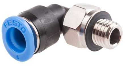 M7 6mm Festo QS Elbow Push Fitting for Intairco HP Mega Filter Mini Trap & iTraps