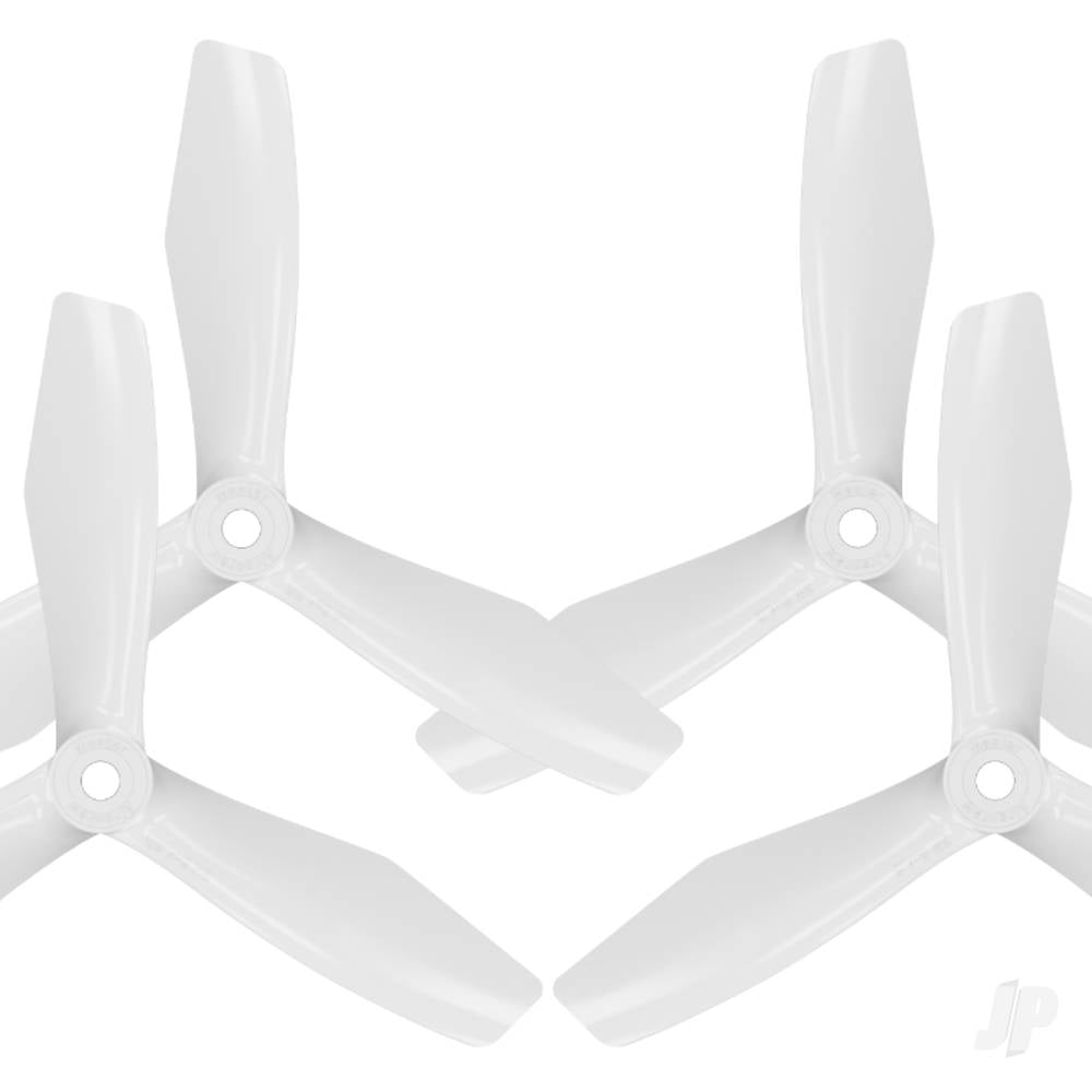 Master Airscrew 5x4.5 BN 3-Blade FPV Propeller Set x4 White MAS3N05X45SW4