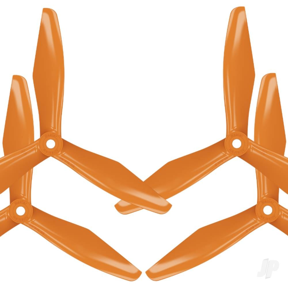 Master Airscrew 5x4.5 RS 3-Blade FPV Propeller Set x4 Orange MAS3R05X45SO4