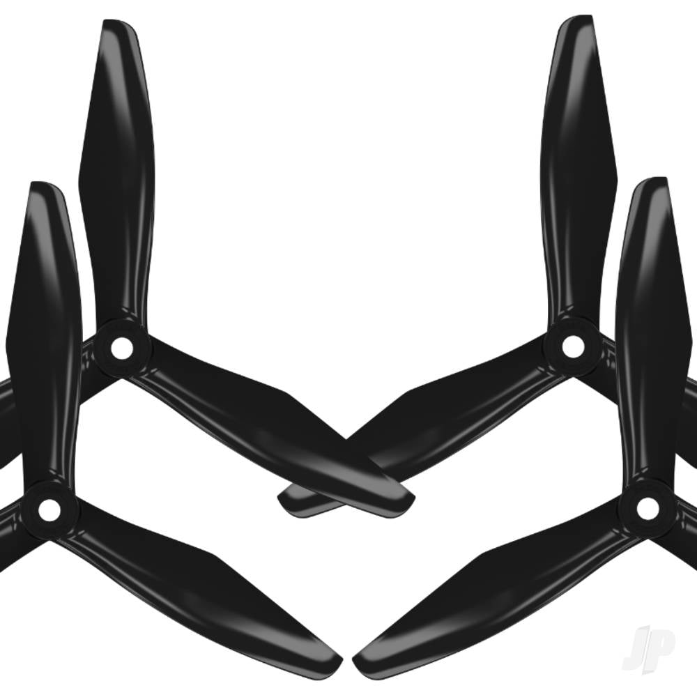 Master Airscrew 6x4.5 RS 3-Blade FPV Propeller Set x4 Black MAS3R06X45SB4