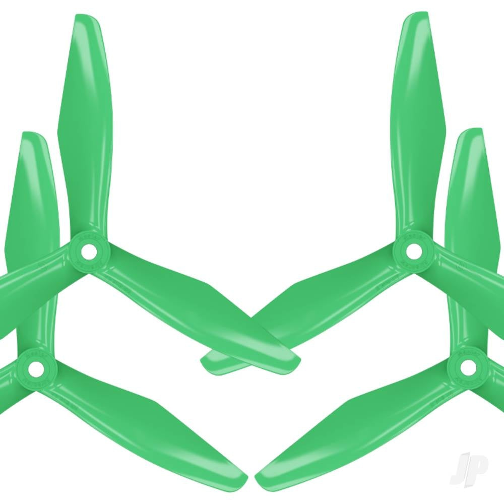 Master Airscrew 6x4.5 RS 3-Blade FPV Propeller Set x4 Green MAS3R06X45SG4