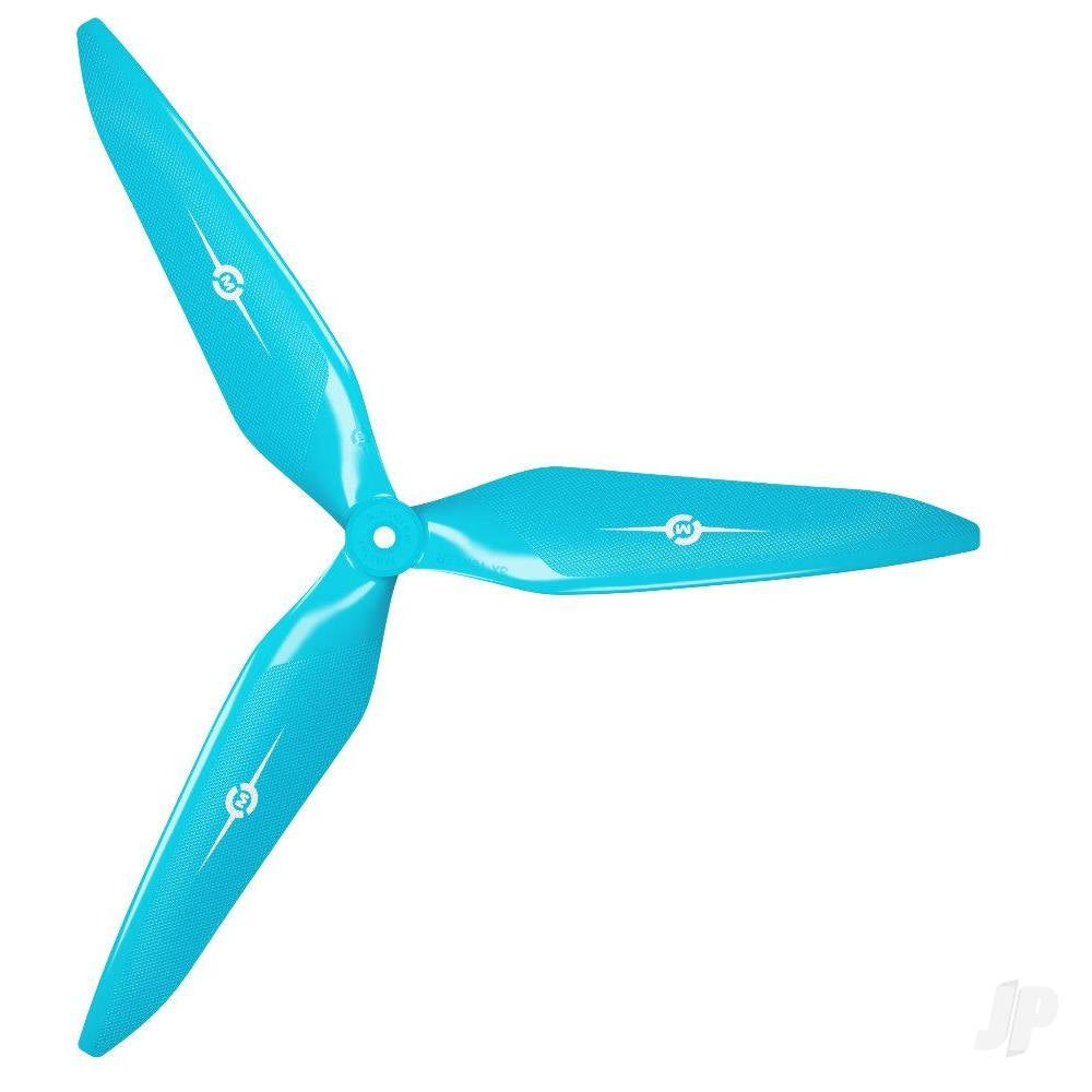 Master Airscrew 11x10 3X Power X-Class Giant Racing Drone Propeller (CW) Reverse/Pusher Blue MAS3X11X10RL1