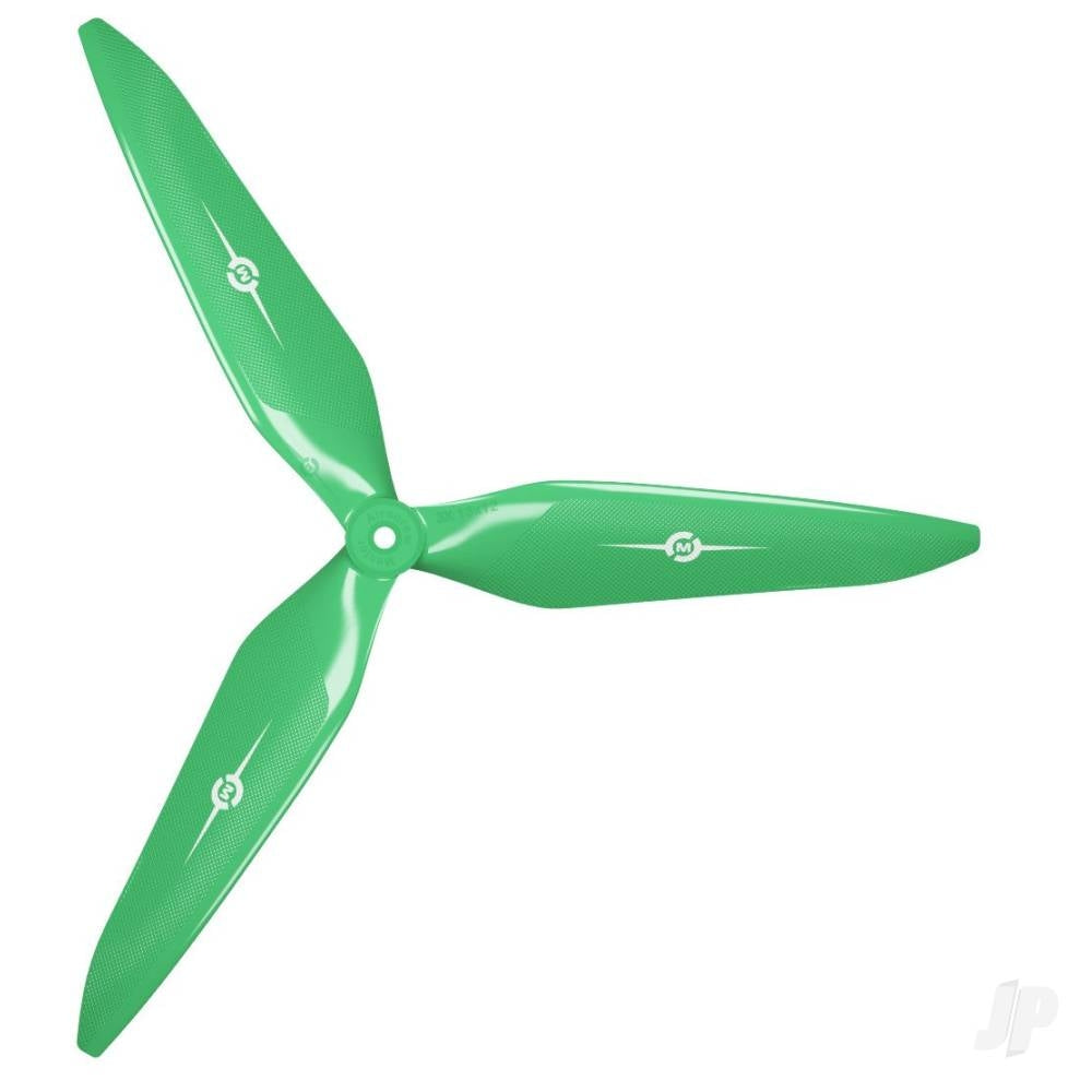 Master Airscrew 13x12 3X Power X-Class Giant Racing Drone Propeller (CCW) Green MAS3X13X12NG1