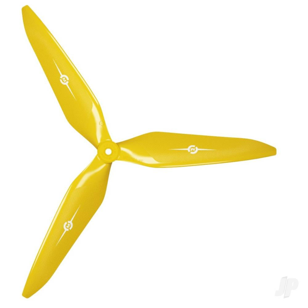 Master Airscrew 13x12 3X Power X-Class Giant Racing Drone Propeller (CW) Reverse/Pusher Yellow MAS3X13X12RY1