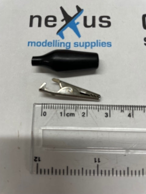 Mini Croc Clip Black