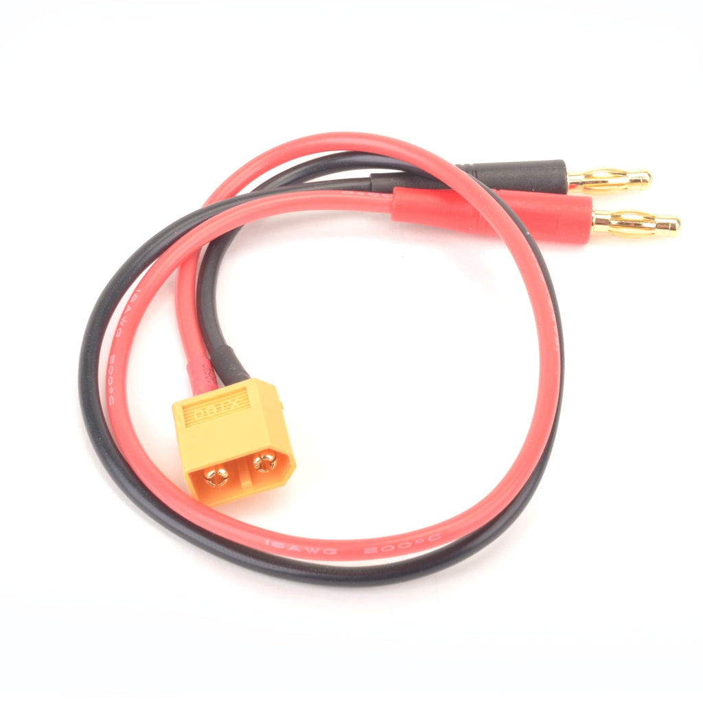 MonkeyKing RC Banana to XT60 Charge Lead 300mm - 16AWG MK3042